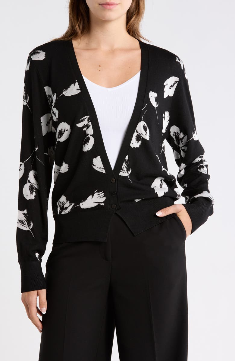 BOSS Fuldie Wool Blend Cardigan, Main, color, Open Misc