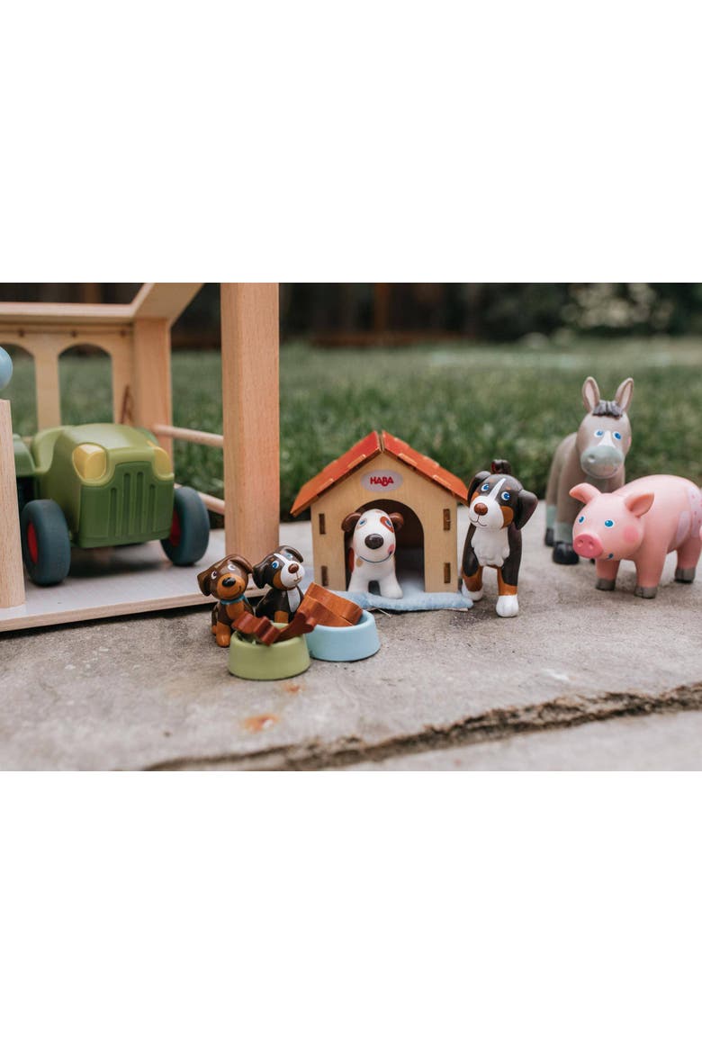 Little Friends Dog Lucky - Pet Toy Figure with Doghouse & Wooden Bones, Alternate, color, Multi