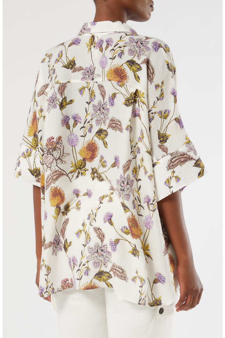 Mrs. Senior Crepe Shirt, Alternate, color, WHITE