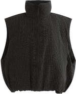 MOUSTACHE Grid-Pattern Quilted Vest