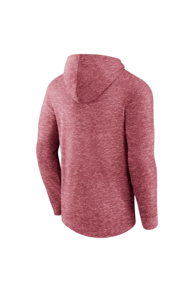 Men's Fanatics Branded Red Tampa Bay Buccaneers Helmet Platform Long Sleeve Hoodie T-Shirt, Alternate, color, Red