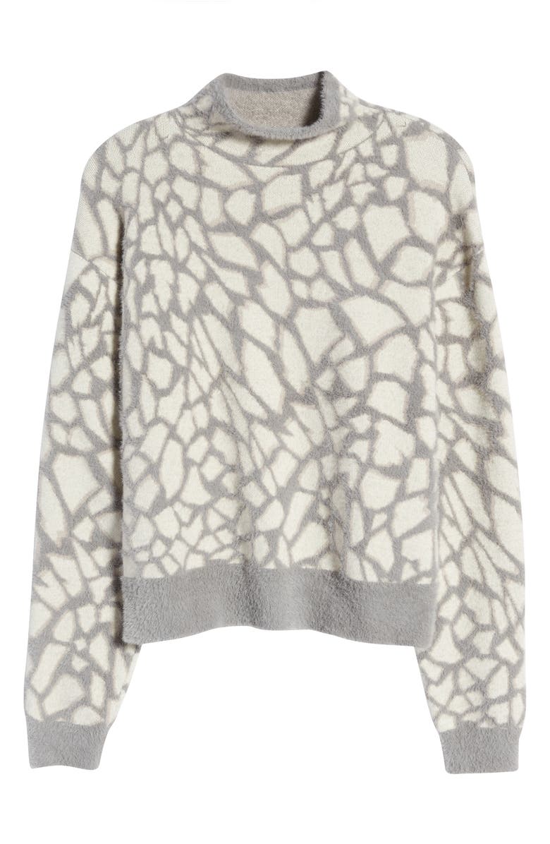 Halogen<sup>®</sup> Animal Spots Mock Neck Sweater, Alternate, color, 