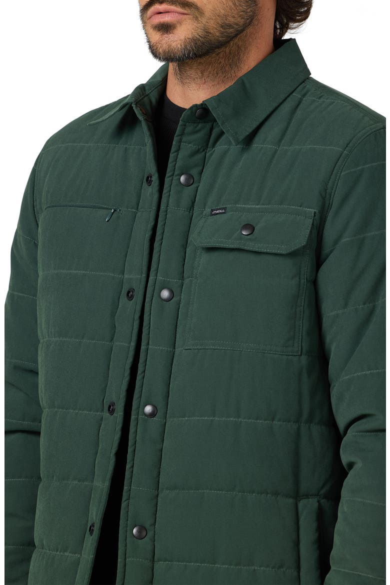 TRVLR Outlander Quilted Jacket, Alternate, color, HUNTER GREEN