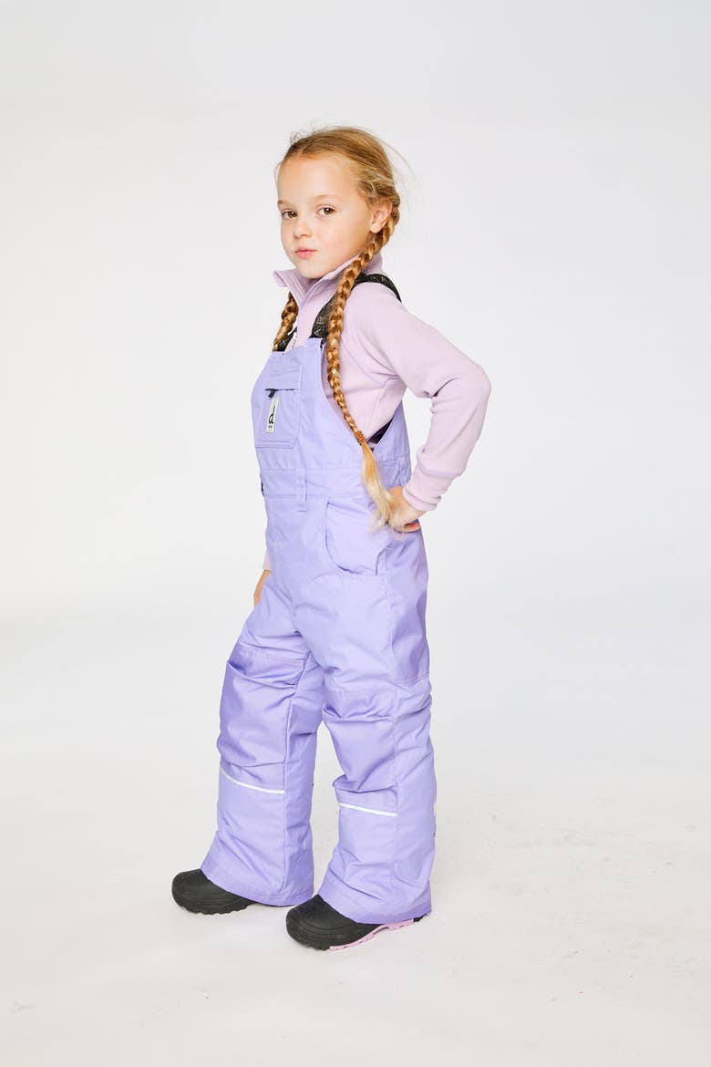 Play Adjustable Reinforced Knees Overall Snow Bib, Alternate, color, Violet