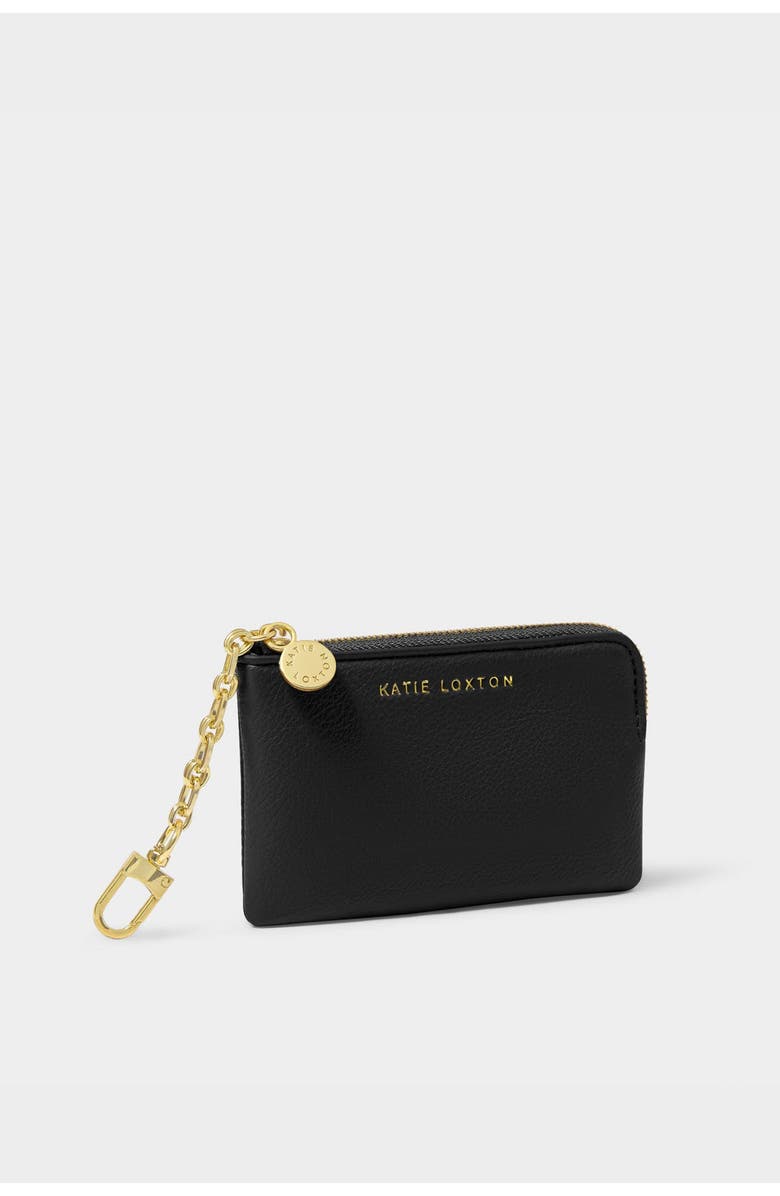 Katie Loxton Tilly Keychain Purse, Main, color, Black