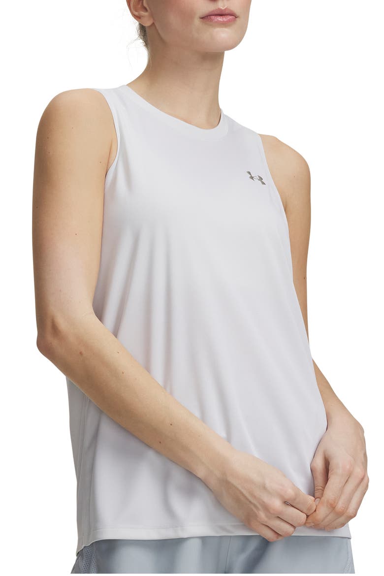 Velocity Performance Tank, Main, color, WHITE