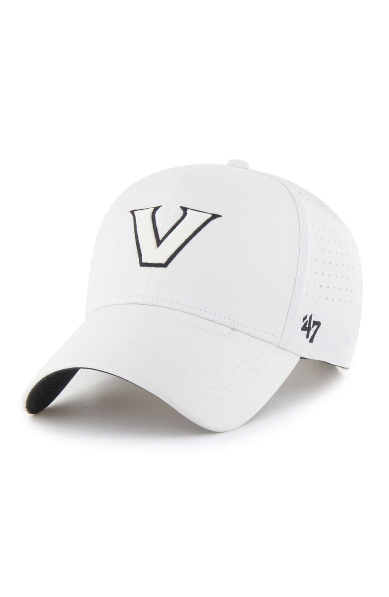 '47 Men's '47 White Vanderbilt Commodores Forward Vent MVP Adjustable Hat, Main, color, 