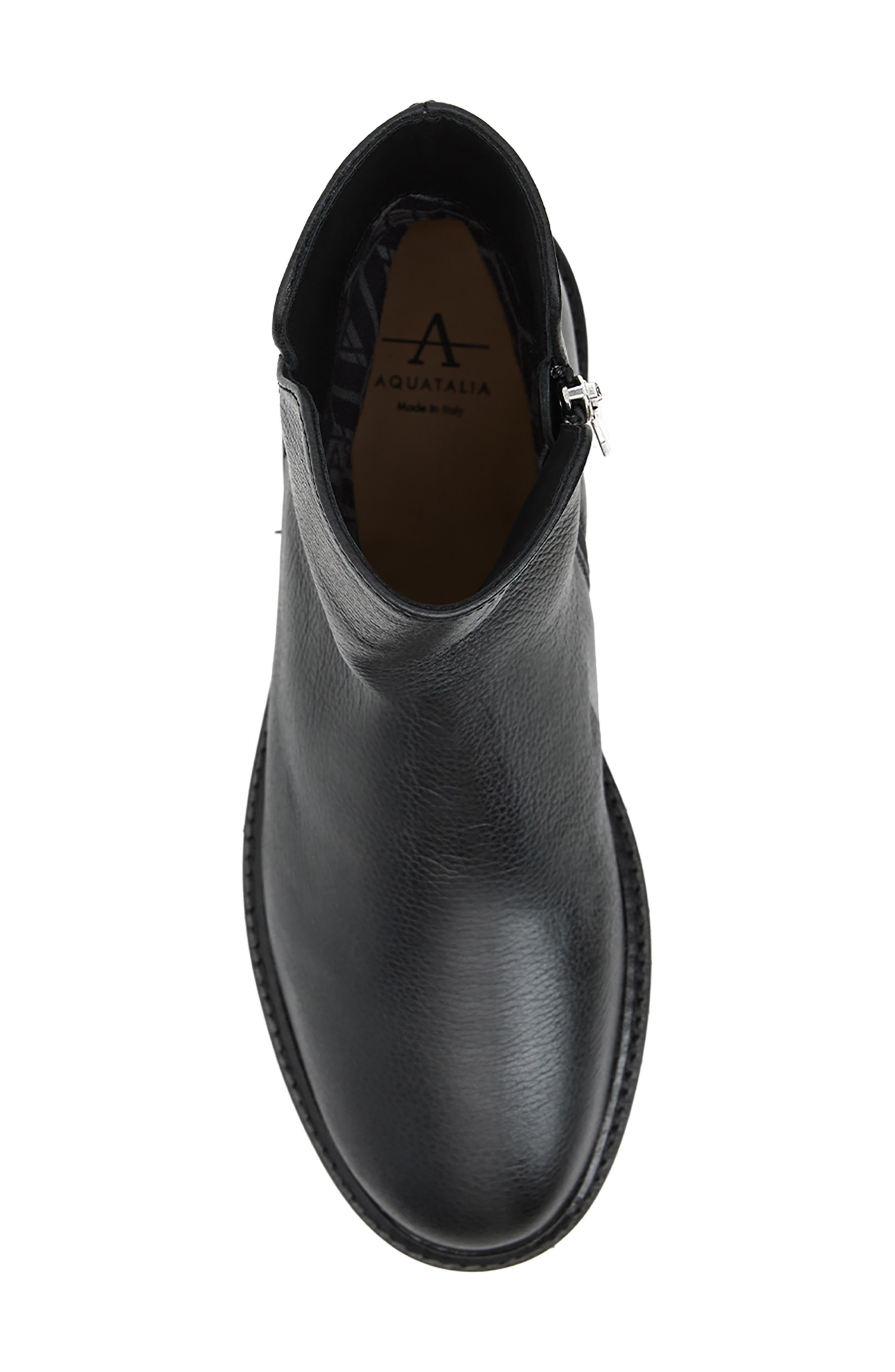 Misty Waterproof Bootie, Alternate, color, BLACK LEATHER