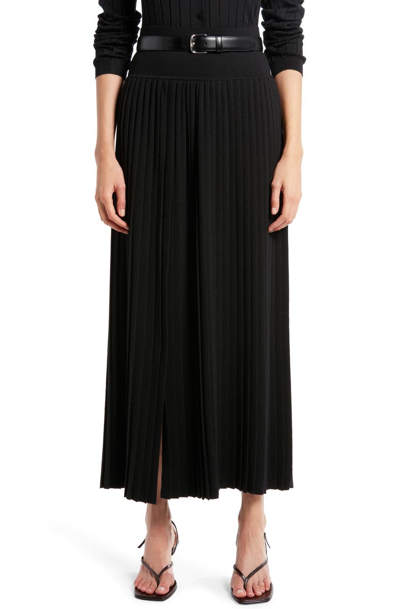 The Row Coraline Wool Blend Knit Skirt, Main, color,