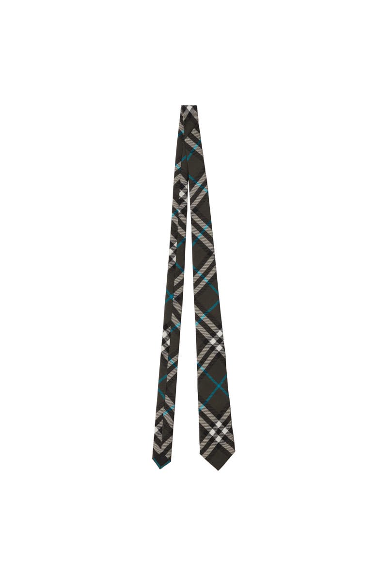 Burberry Check Silk Tie, Alternate, color, 