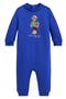 Polo Bear Graphic Sweatshirt Romper