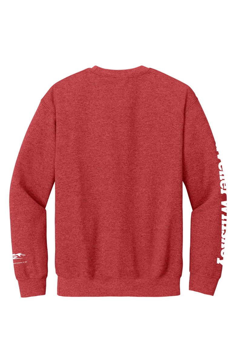 Classic Ink Men's Classic Ink Heather Red Justin Allgaier Traveller Whiskey Sweatshirt, Alternate, color, Heather Red