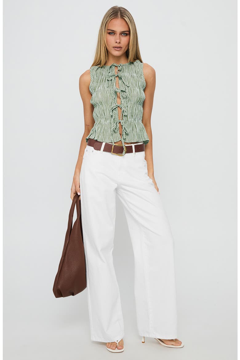 Serenitia Mid Rise Straight Leg Jeans, Alternate, color, WHITE WASH