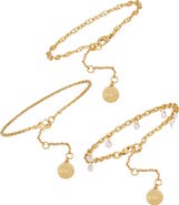 Vince Camuto Set of 3 Chain Bracelets