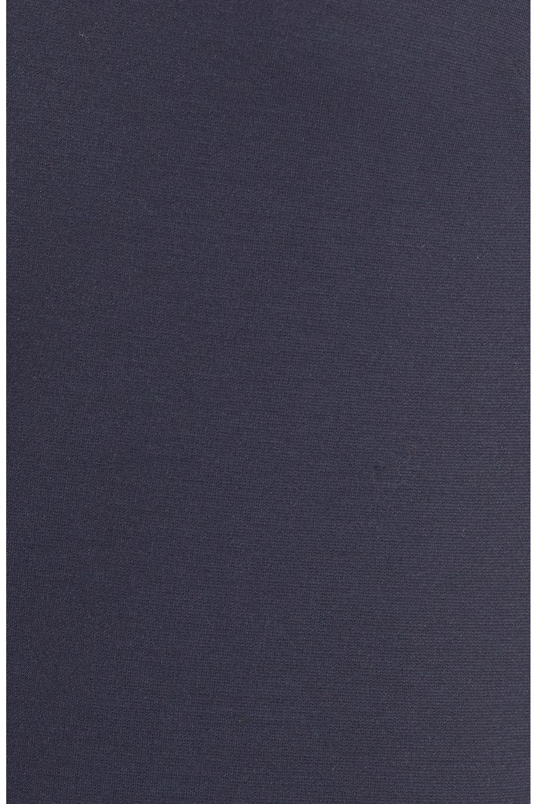 Button Pockets Ponte A-Line Dress, Alternate, color, NAVY