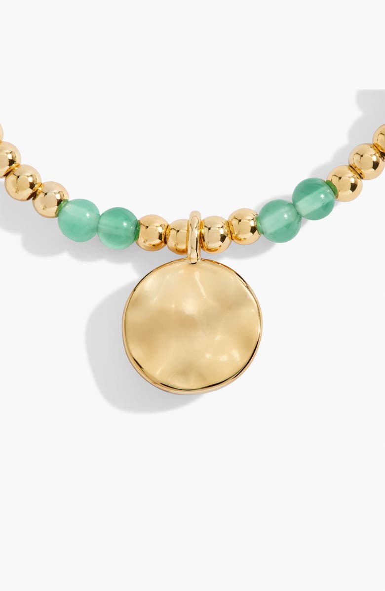 A Littles & Co Birthstone A Little August Bracelet in Gold-Tone Plating, Alternate, color, Metallic Gold