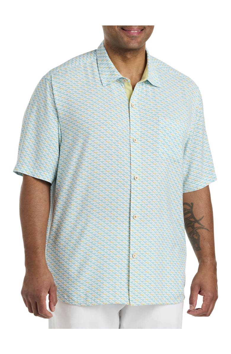 Tommy Bahama Big & Tall Veracruz Cay Cocktail Mixer Sport Shirt, Main, color, 