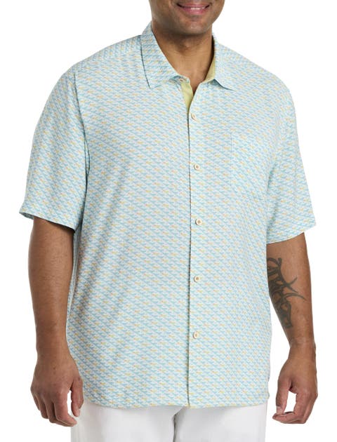 Big & Tall Veracruz Cay Cocktail Mixer Sport Shirt