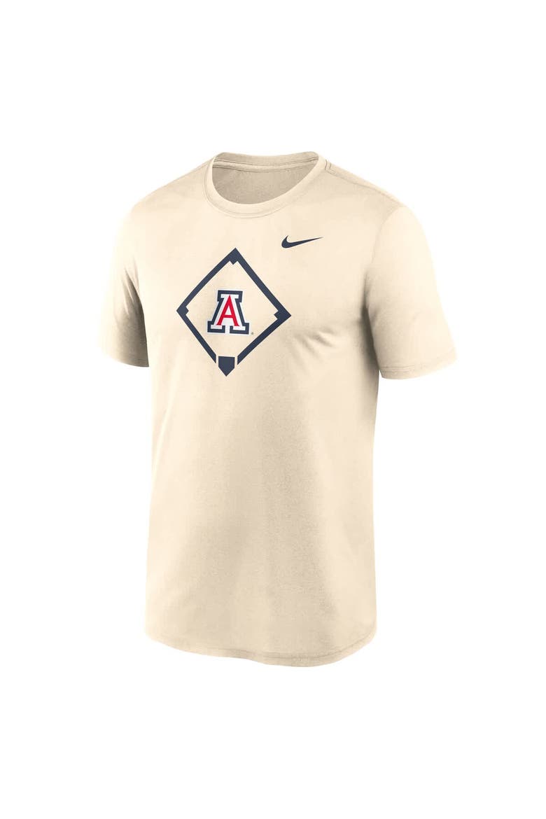 Men's Nike Cream Arizona Wildcats Legend Baseball Icon Performance T-Shirt, Alternate, color, Cream