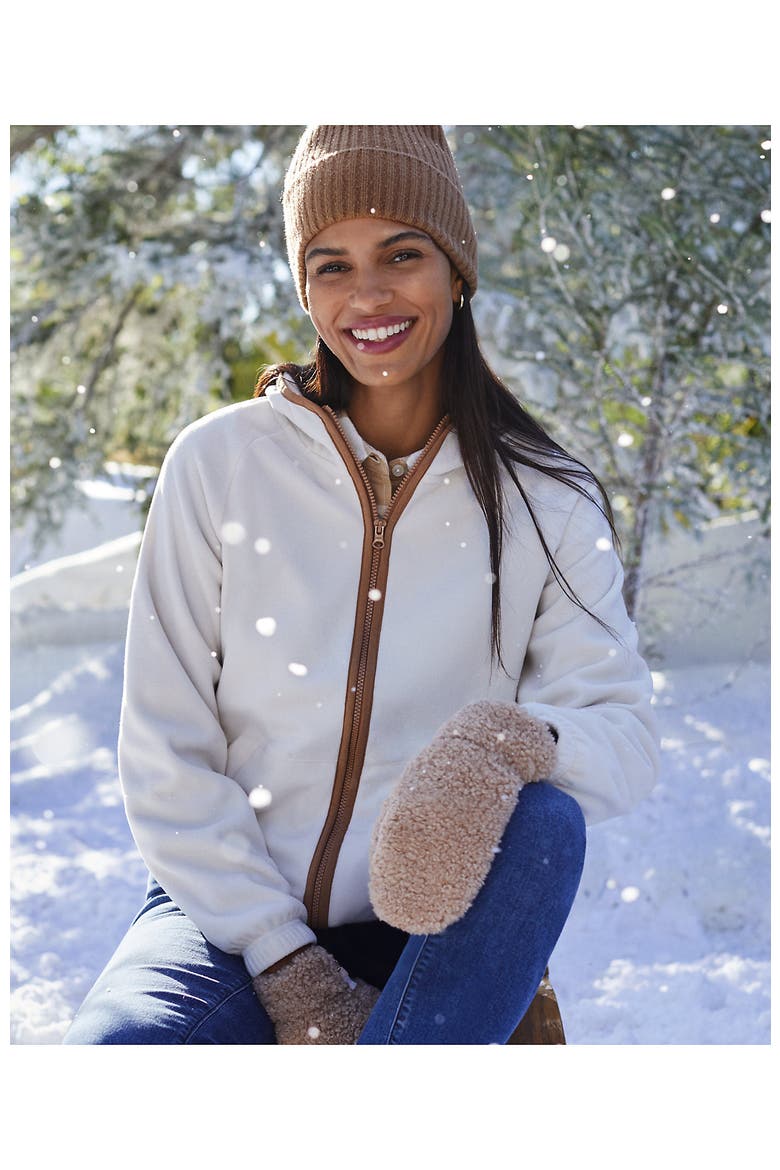 Anyweather RainDefense Fleece Full Zip Jacket, Alternate, color, Ivory Latte