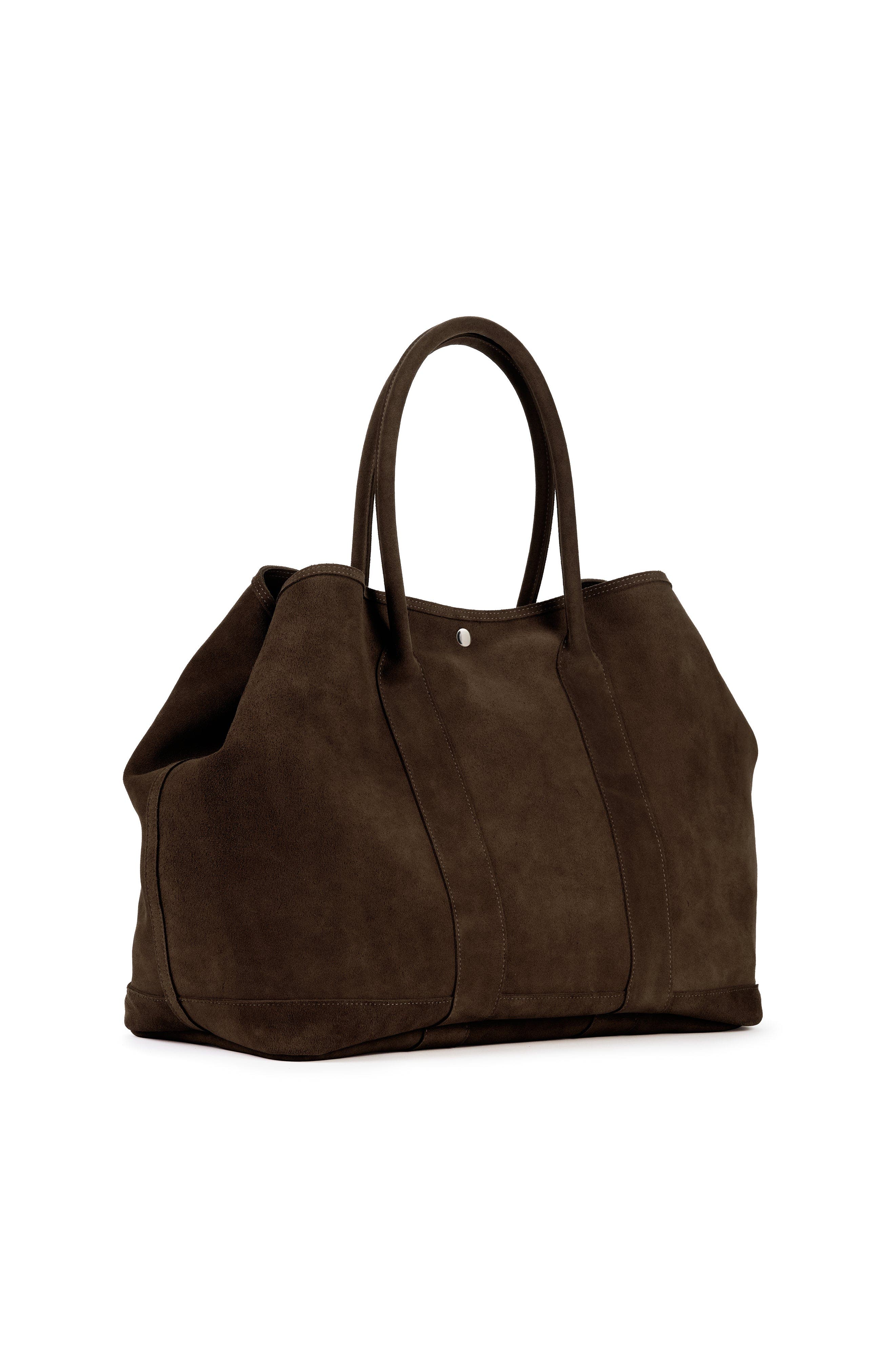 Ezra Arthur Audrey Nubuck Suede Leather XL Tote Bag, Alternate, color, Cocoa