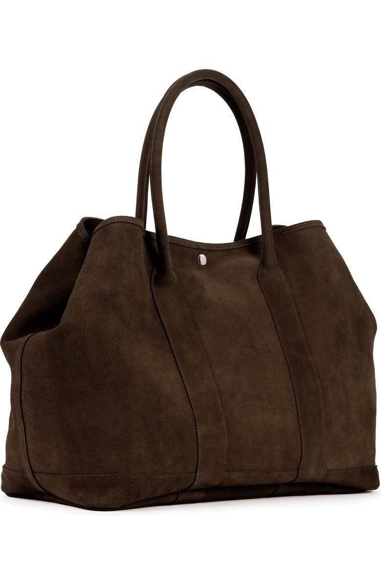 Ezra Arthur Audrey Nubuck Suede Leather XL Tote Bag, Alternate, color, Cocoa