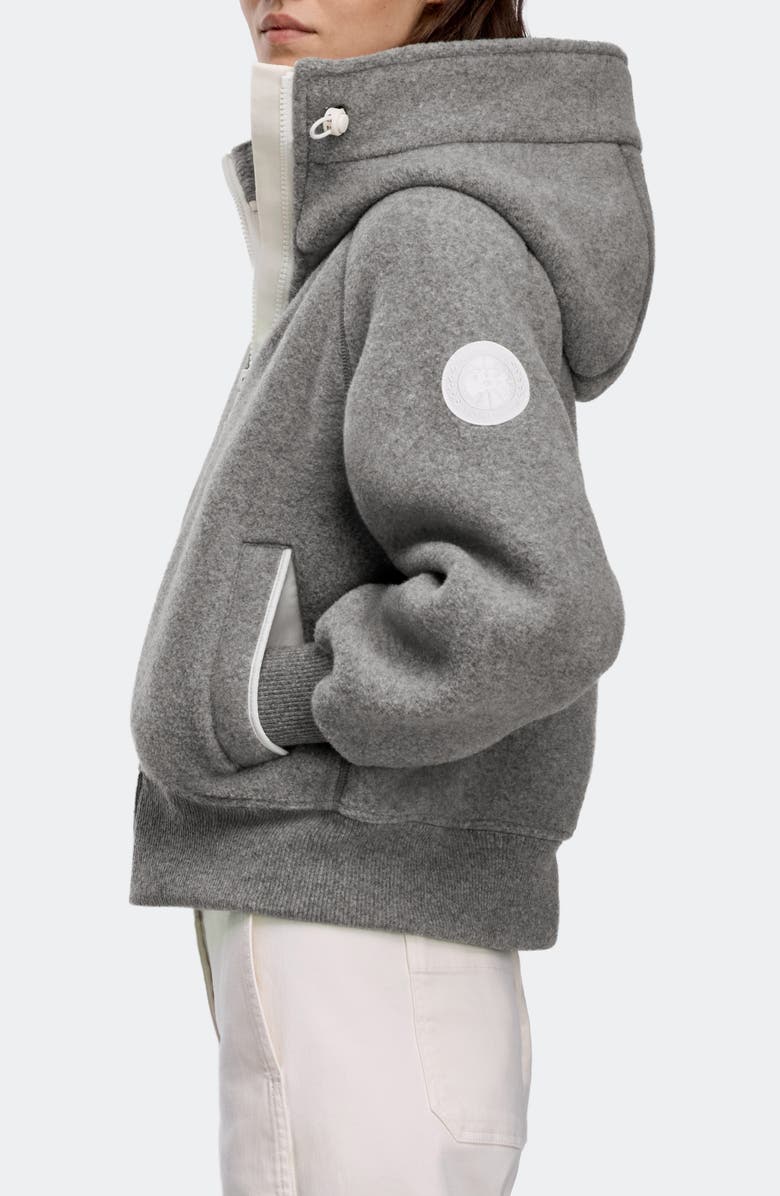 Canada Goose Chilliwack Kind Fleece Bomber, Alternate, color, Greige