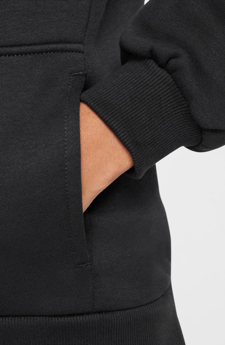 Nike Kids' Sportswear Club Fleece Hoodie, Alternate, color, Black/ Smoke Grey/ Red