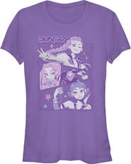 KPop Demon Hunters Junior's KPop Demon Hunters Huntrix Group Panels Graphic T-Shirt