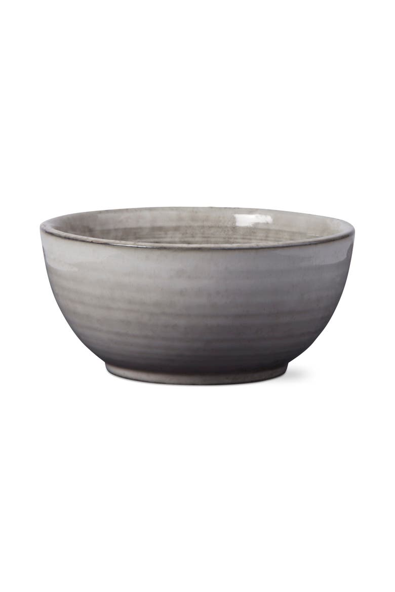 Loft Speckled Reactive Glaze Stoneware Bowl Set of 4 Grey, Main, color, Gray