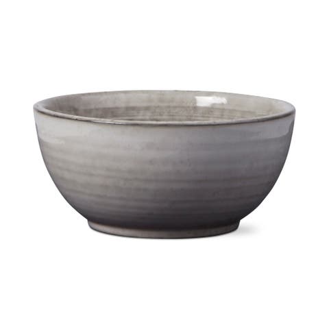 Loft Speckled Reactive Glaze Stoneware Bowl Set of 4 Grey