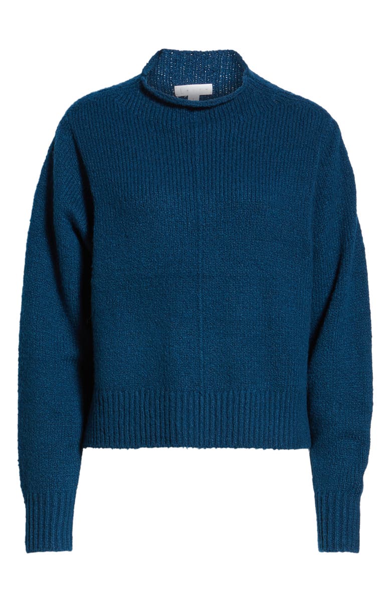 Leith Fuzzy Side Slit Sweater, Alternate, color,