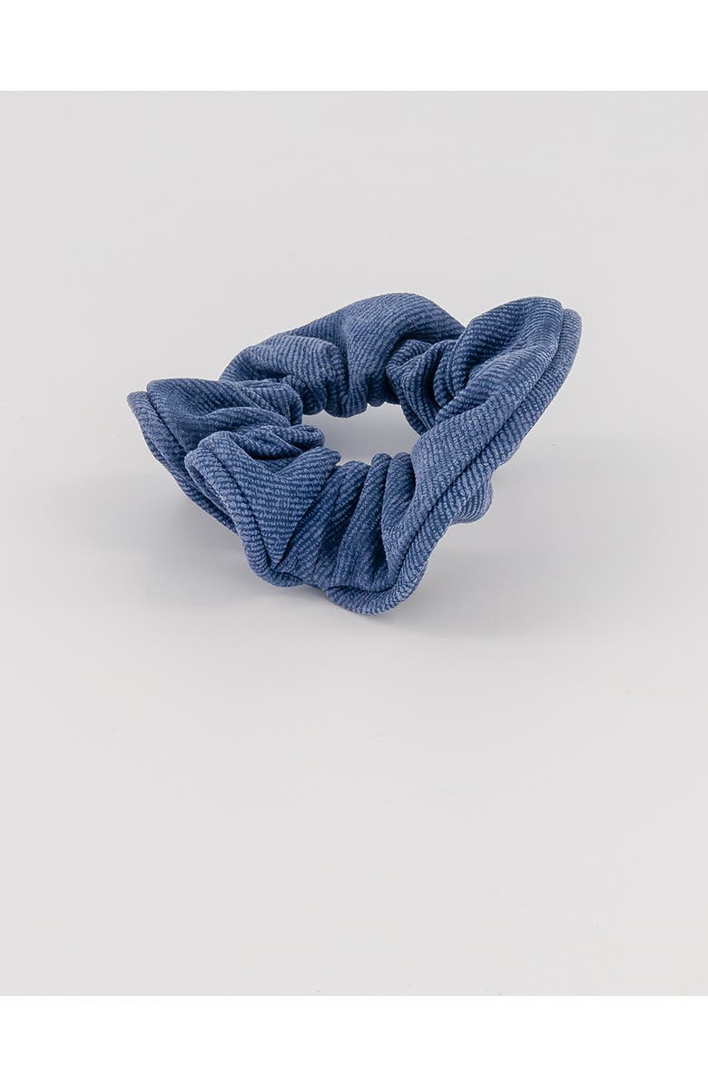 Alexandre de Paris Allure Denim Scrunchie, Alternate, color, Blue
