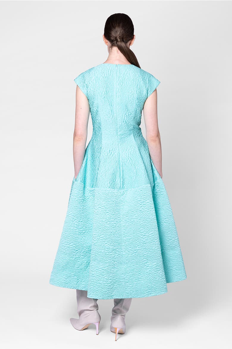 Fit And Flare Kova Dress, Alternate, color, Aquamarine