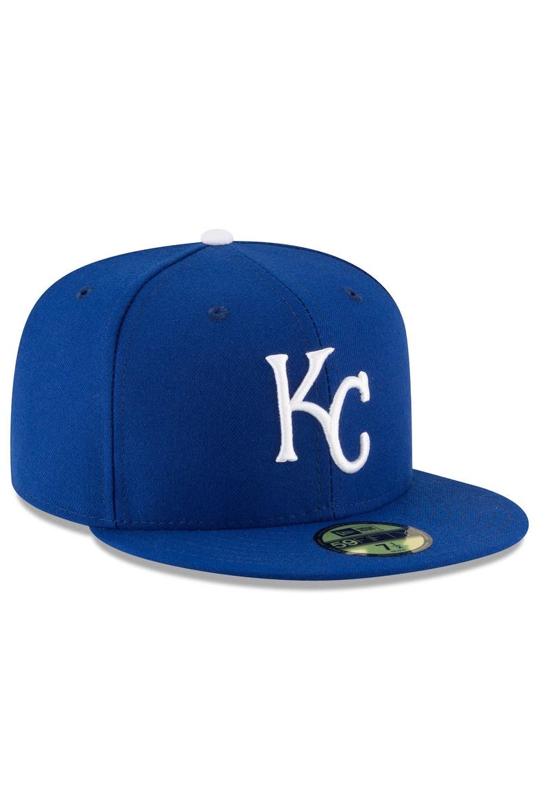 Men's New Era Royal Kansas City Royals Game Authentic Collection On-Field 59FIFTY Fitted Hat, Alternate, color, ROYAL
