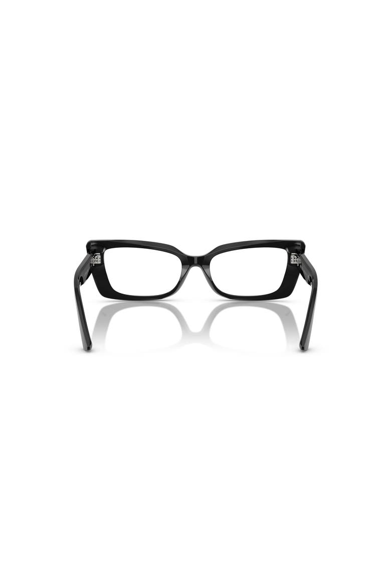53mm Cat Eye optical glasses, Alternate, color, Black