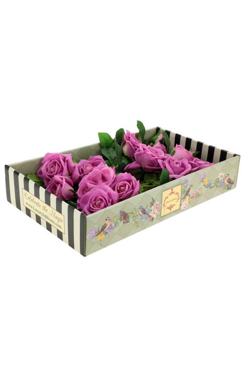 Luscious Garden Rose Natural Touch, Box of 6