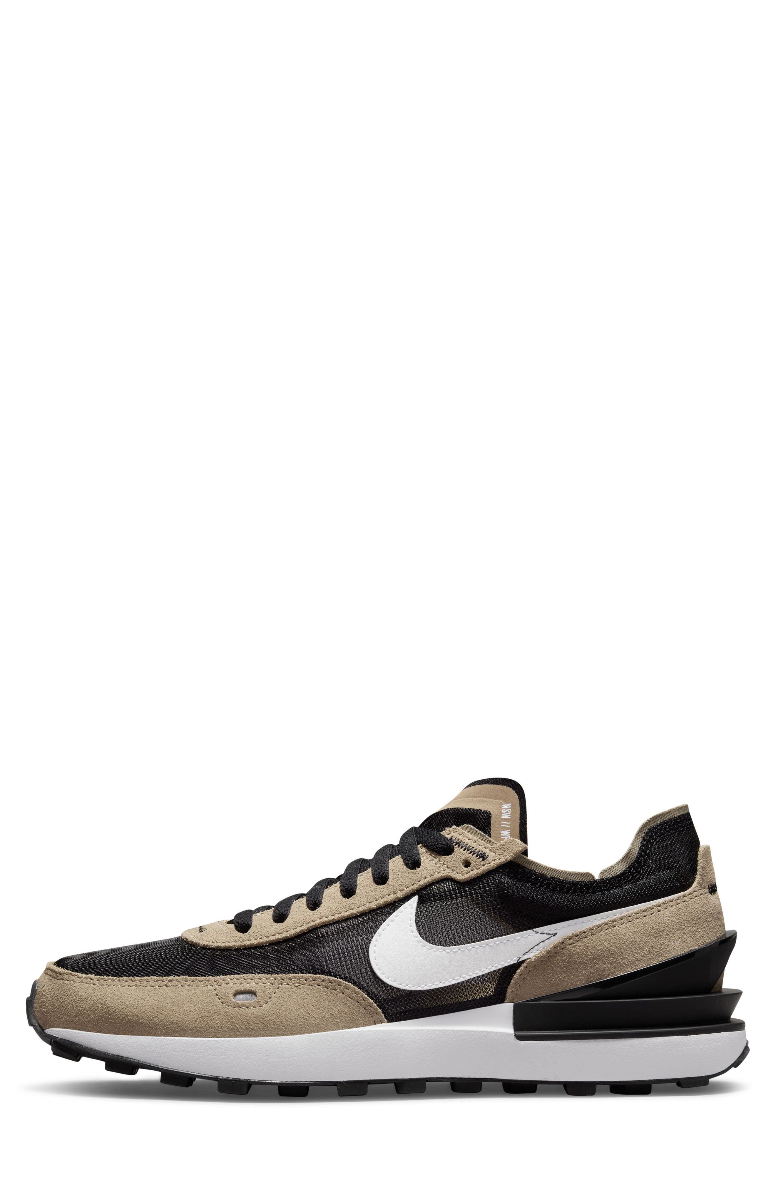 Waffle One Sneaker, Alternate, color, BLACK/ WHITE/ KHAKI