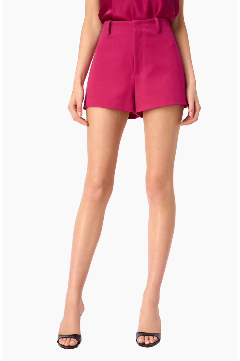 Jolie High Waist Shorts, Main, color, SNAPDRAGON