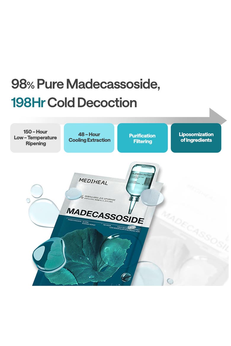 4-Pack Madeca Essential Masks, Alternate, color, TURQUOISE/ AQUA