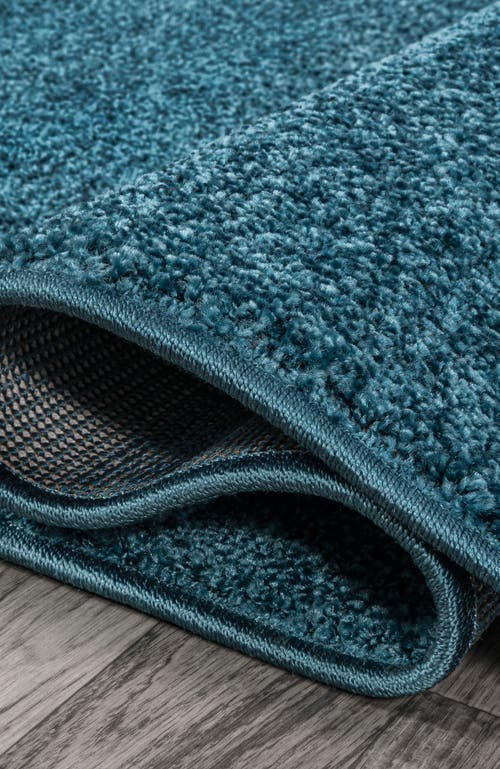 Jonathan Y Haze Solid Low-pile Area Rug In Blue