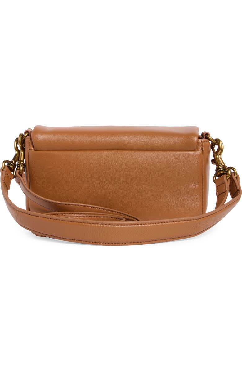 Kurt Geiger London Mini Oxford Leather Shoulder Bag, Alternate, color, Open Brown