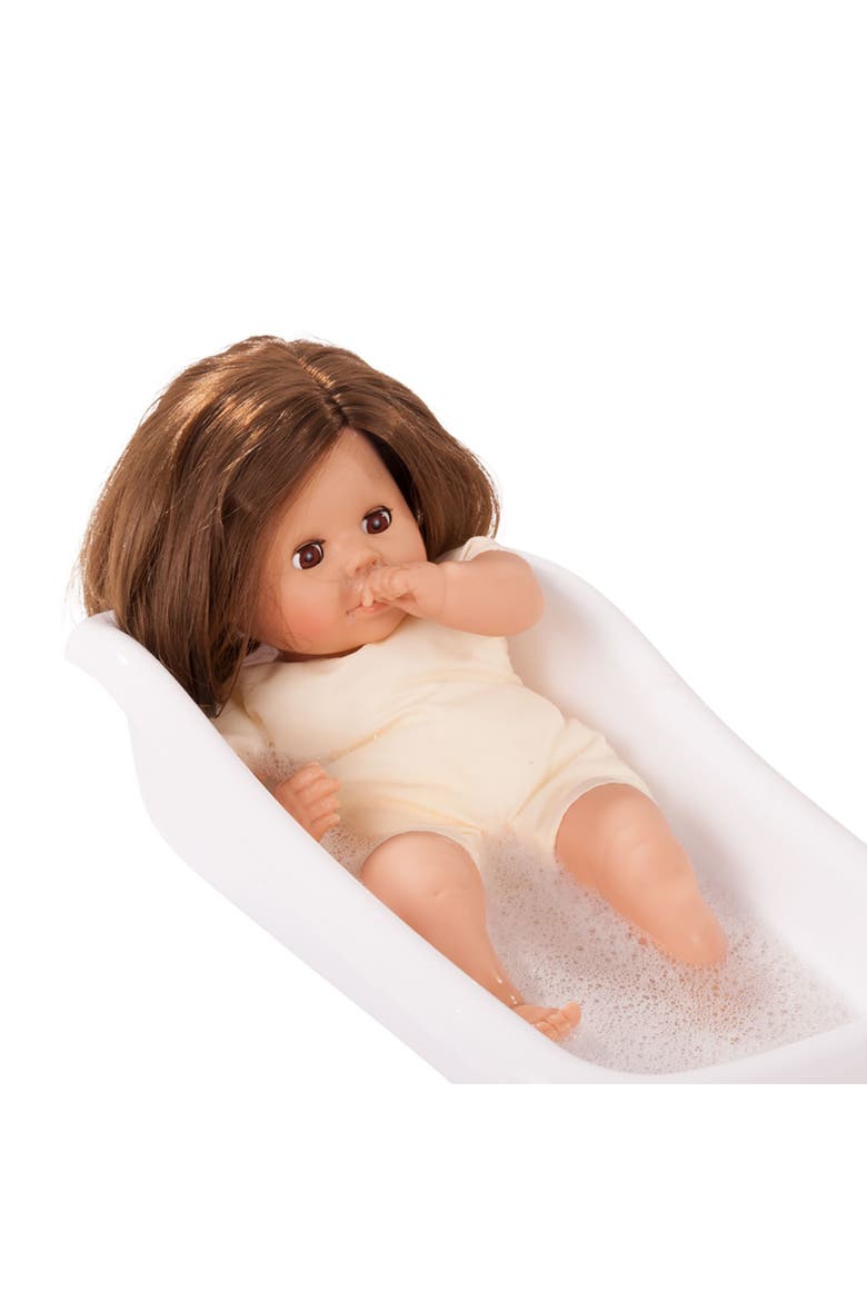 Cosy Aquini 13" Lucky Mushroom Soft Cloth Brunette Baby Doll, Alternate, color, Multicolored