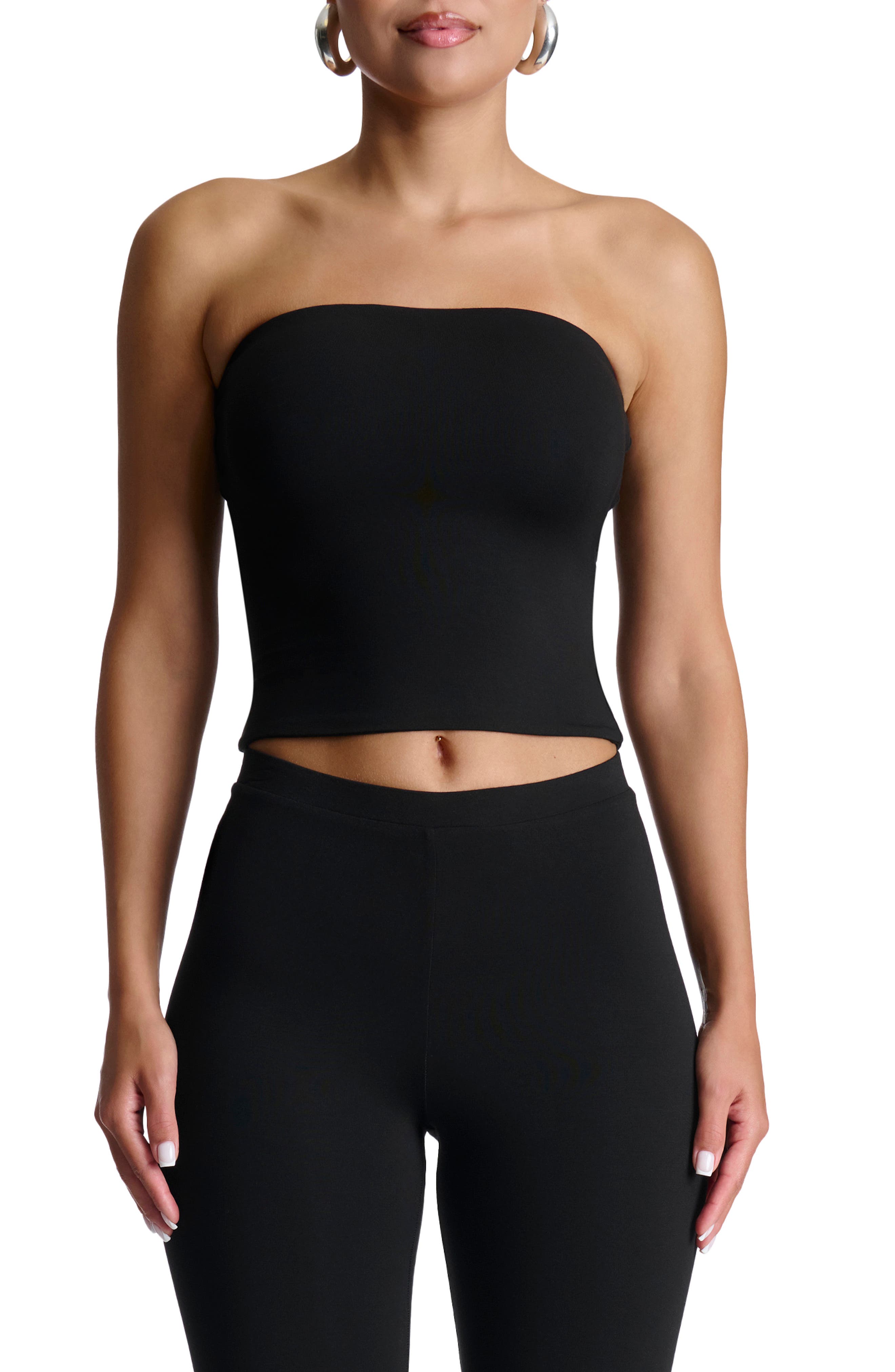 Naked Wardrobe Smooth Crop Tube Top