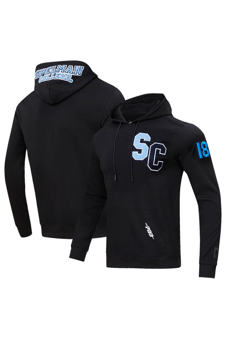 Men's Pro Standard Black Spelman College Jaguars University Classic Pullover Hoodie, Main, color, Black