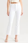 MOTHER Lil Hustler Frayed Ankle Bootcut Jeans