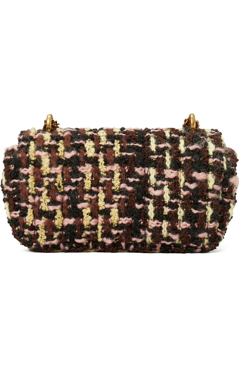 Tory Burch Mini Kira Tweed Shoulder Bag, Alternate, color,