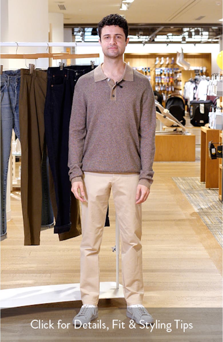 Anders Wool Blend Polo Sweater, sales video thumbnail