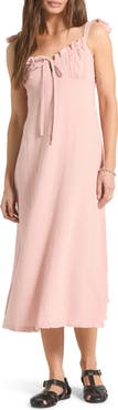 Brixton The Tie Strap Sleeveless Midi Dress