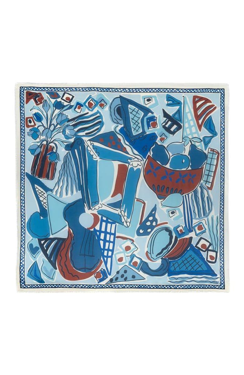 Echo Cubists Square, Main, color, Ultramarine